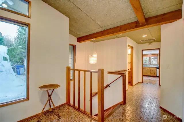 Staircase to lower level