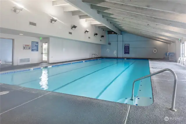 Indoor heated pool for year-round fun!