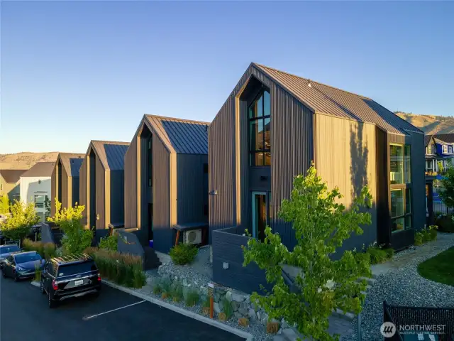 Exterior view of home looking NE.