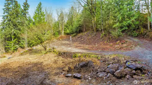 Entrance to "Site 2" on upper part of property