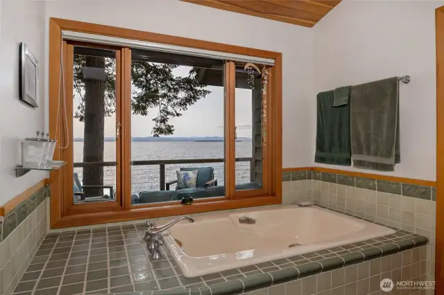 primary bath with a view!