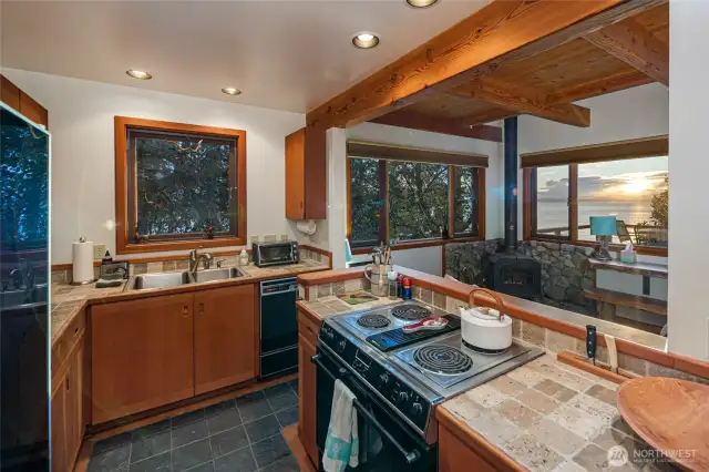 vacation rental kitchen