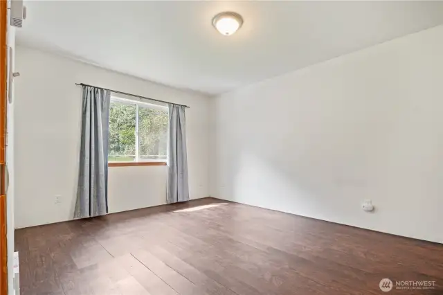This bedroom, also, has a walk-in closet.