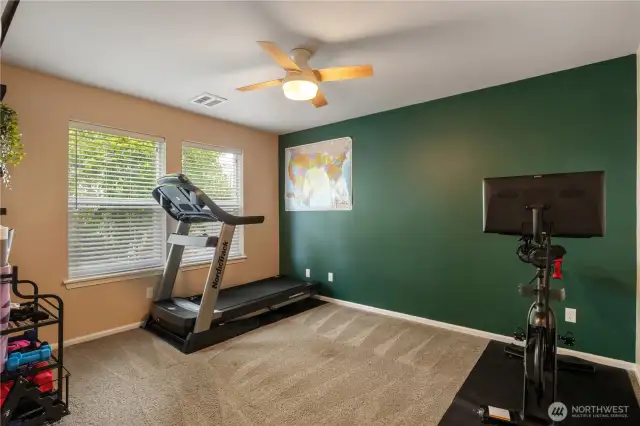 5th Bedroom can double as a workout Room or additional office space.