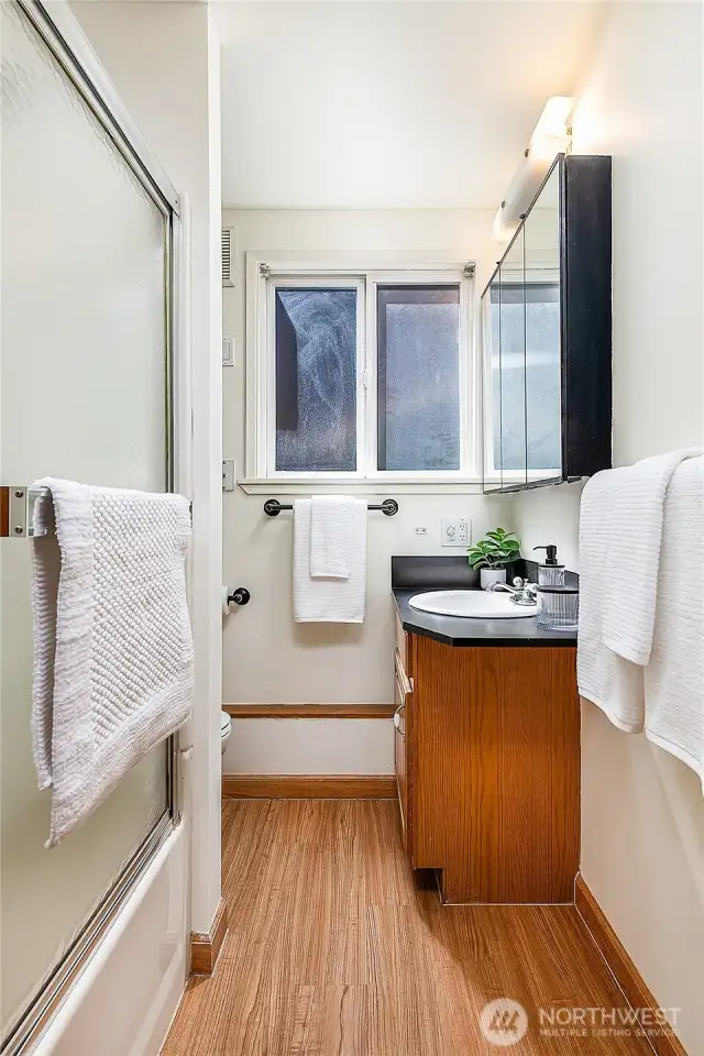 Full bath on main floor