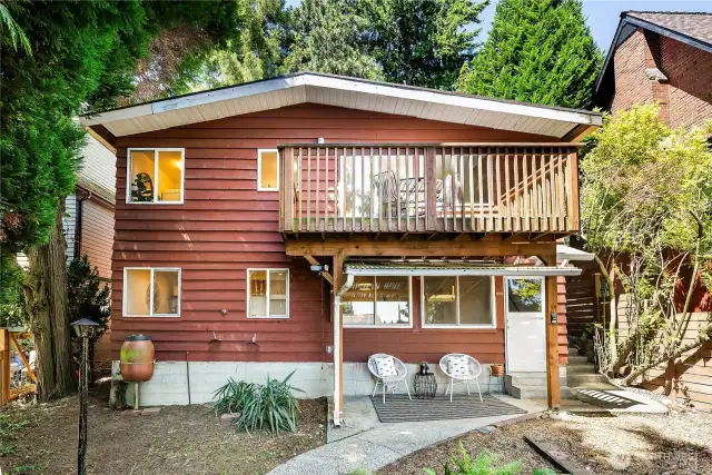 Surrounded by NW ambience (trees!), this home is private yet close to SO many fun & practical amenities