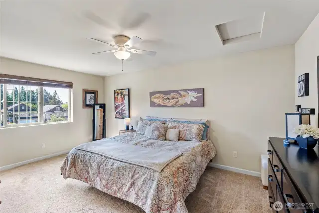 Primary bedroom on main level