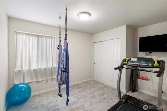 Bedroom on lower level