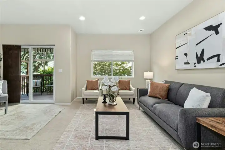 Spacious Living Room