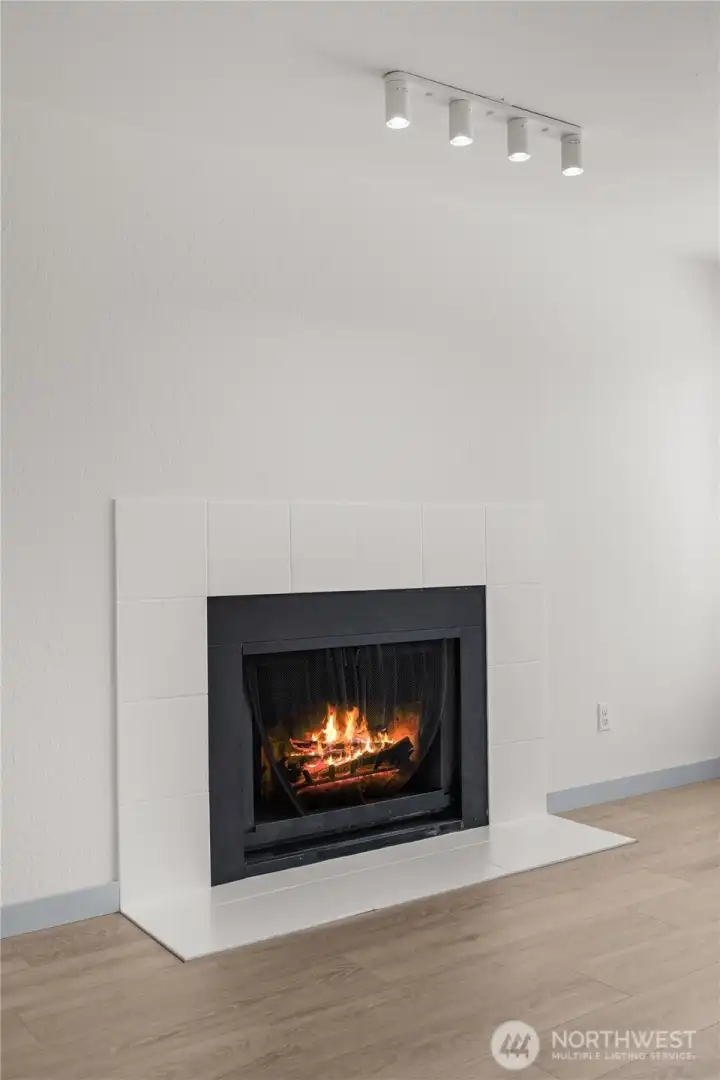Great room fireplace