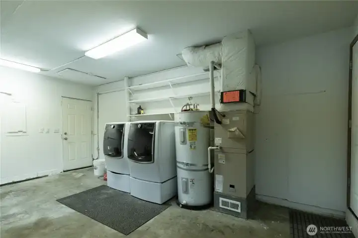 Laundry in Garage