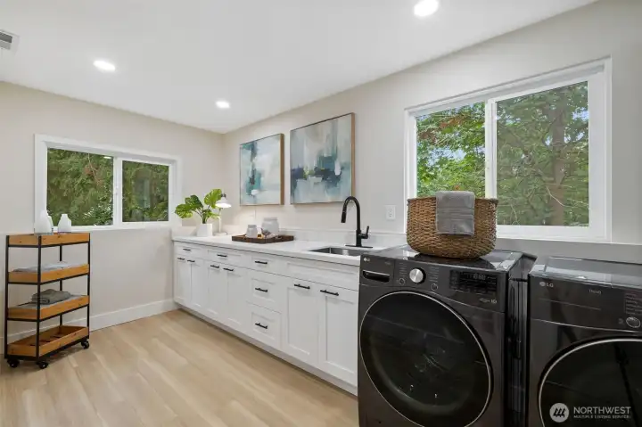 Lower level Laundry