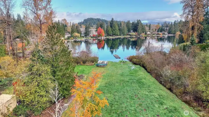 Shady Lake is a 21-acre private lake, offering an exclusive atmosphere with opportunities for swimming, canoeing, and fishing