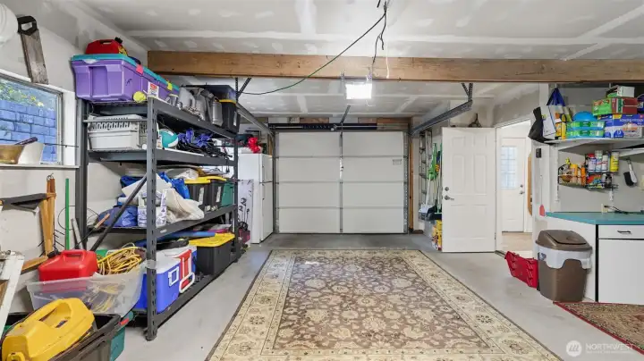 Enjoy the extra deep space in this garage offering so much room for whatever your lifestyle demands.