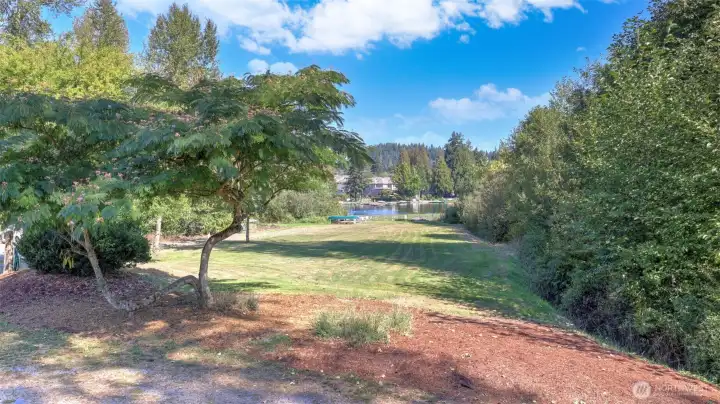 Scenic pathway from your yard directly to the lake.