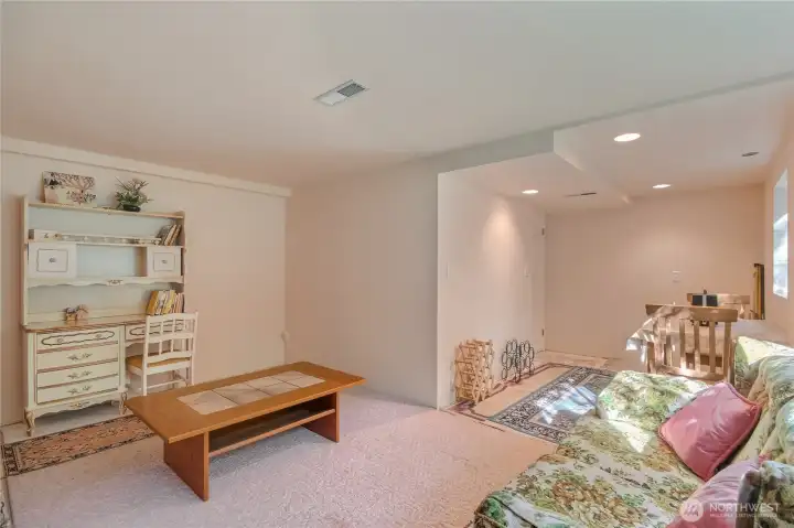 Basement with separate entrance and plumbing on that wall.  ADU,