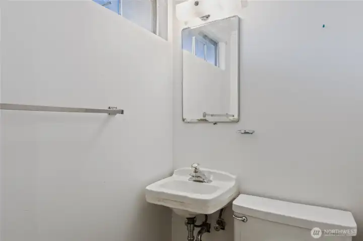 1/2 bath on the main.