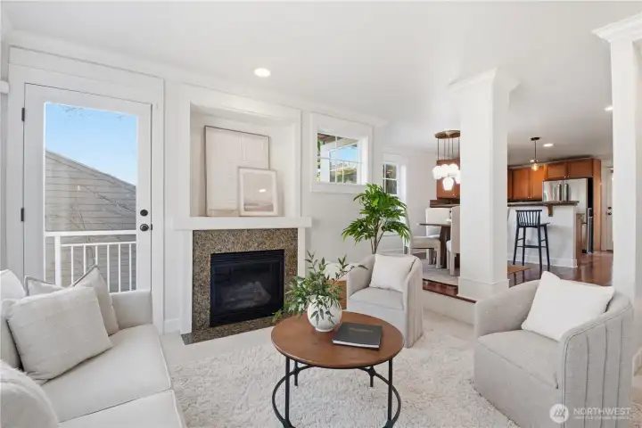 Imagine cozy evenings with a good book, relaxing fireside.