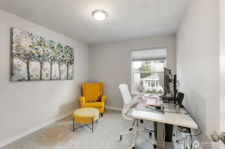 Guest bedroom currently used as office