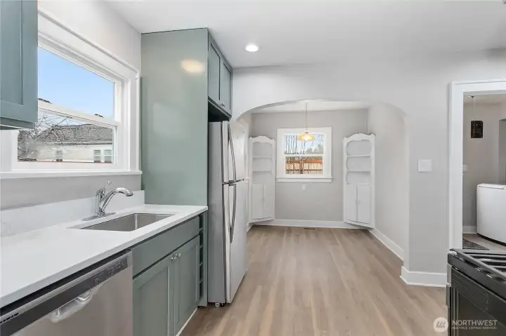 Kitchen with breakfast nook