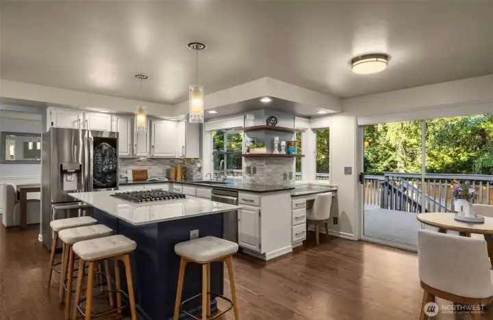 Hardwood Floors and Stainless Stell Package Appliances