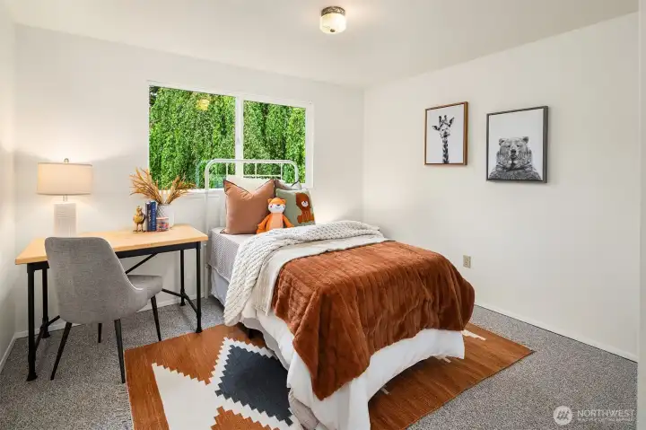 Bonus room with closet