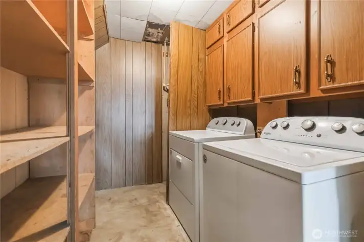 Basement - laundry