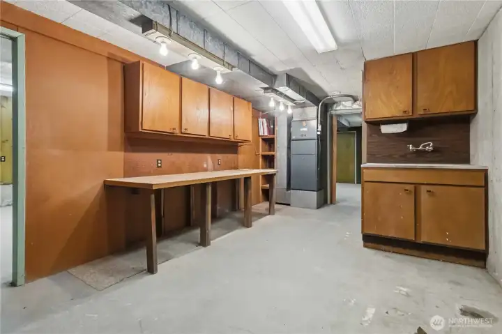 Basement - workshop area
