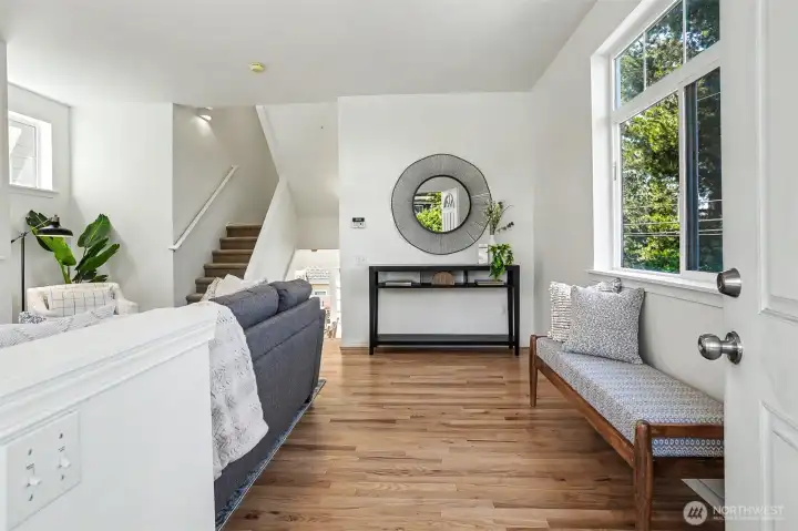 Enter in to gleaming hardwoods. Enter in to gleaming hardwoods.