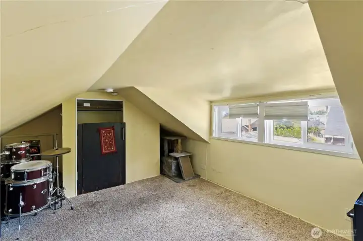 Upstairs bedroom. Upstairs bedroom.