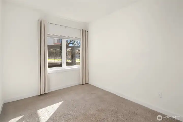 Bedroom 1 on entry level. Bedroom 1 on entry level.