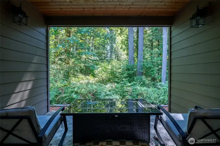 Patio off the left side of the home!
