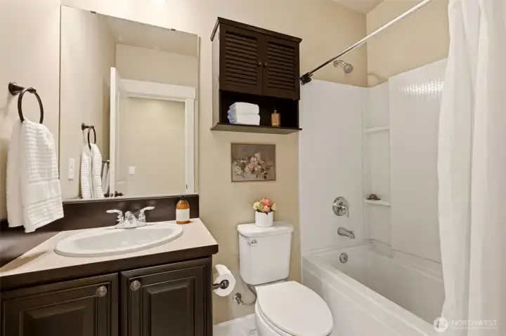 Lower level full bathroom Lower level full bathroom