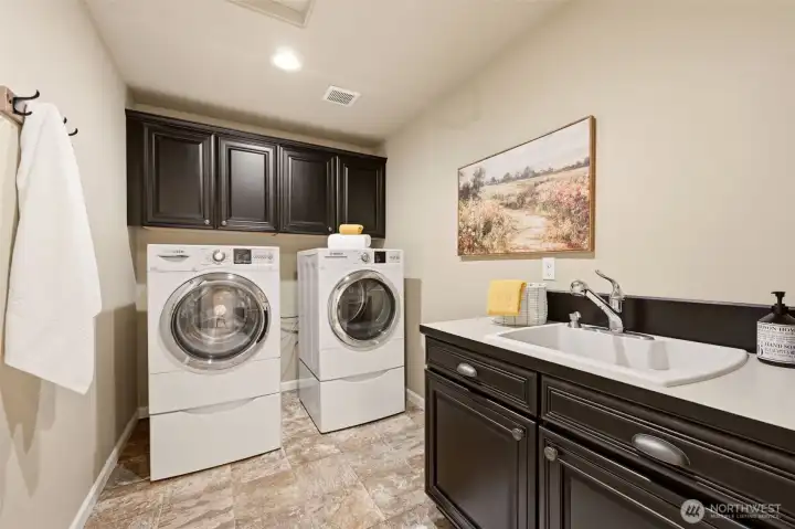 Laundry room on upper level Laundry room on upper level