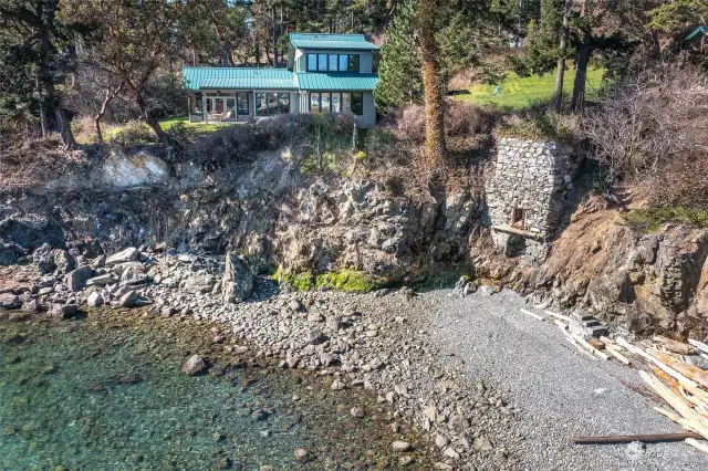 Historic Lime Kiln on the beach!