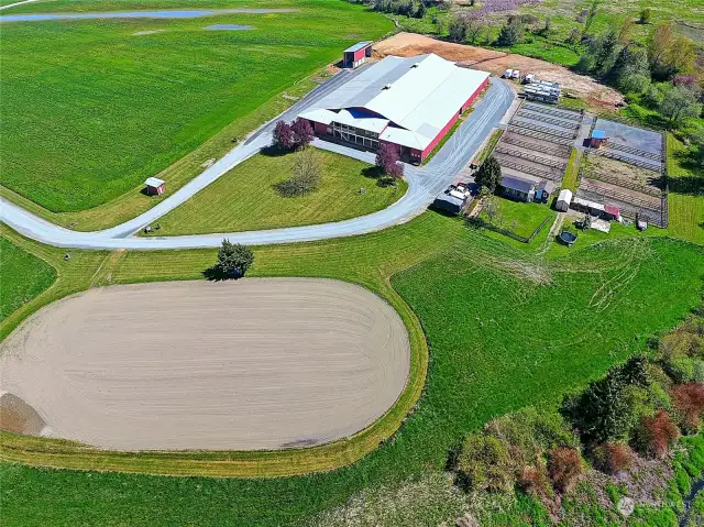 Aerial photo of The Ranch