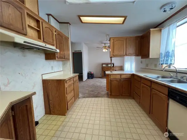 spacious kitchen