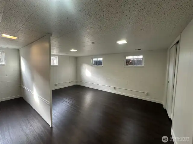 More basement space. So much potential within the main house.