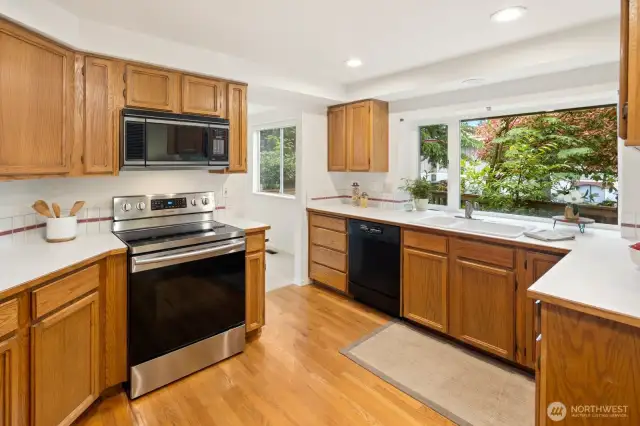 Kitchen with pantry. Gas available in unit.
