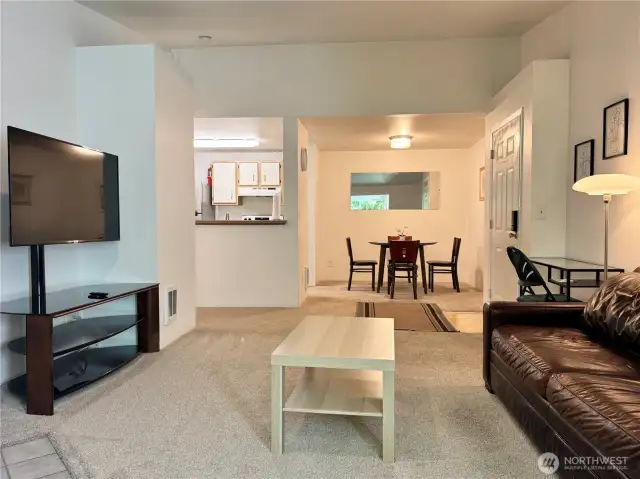 Open and spacious w/ vaulted ceilings and an abundance of natural light