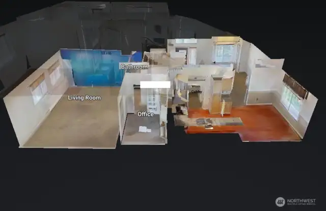 Doll house view of lower levels; see Matterport video