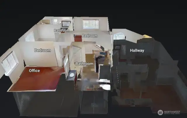 Doll house view of upper level; see Matterport video