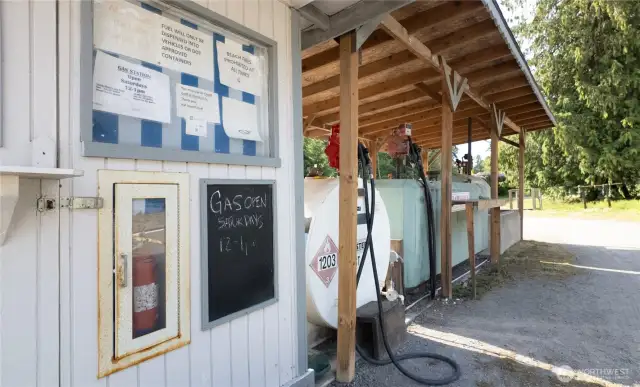 Hat Island Gas Station.