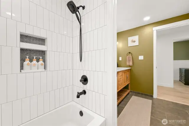 Also in full guest bath