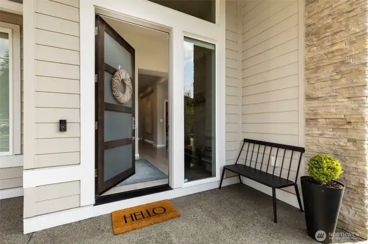 Grand entrance.