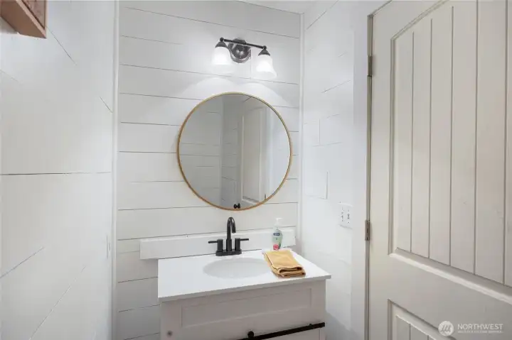 Main floor powder bath