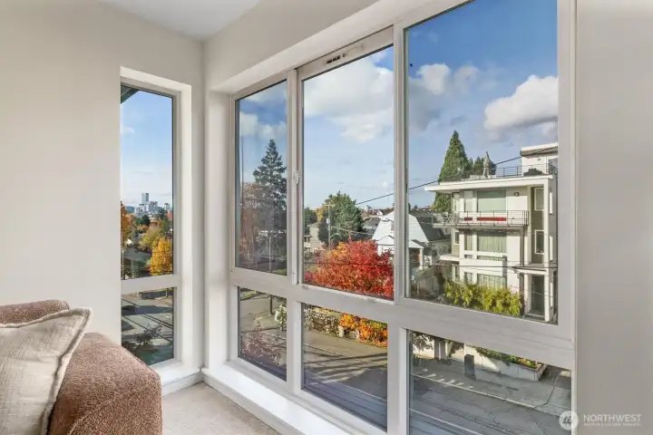 Perched high above of the street and surrounded by single family homes, this section of Jackson Street is quaint, quiet and has an ideal neighborhood feel