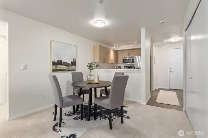 Fresh carpet & paint