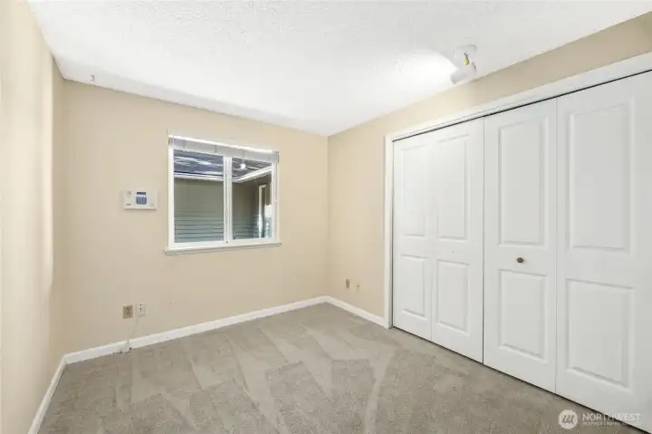 BEDROOM #4 Views to front entry courtyard