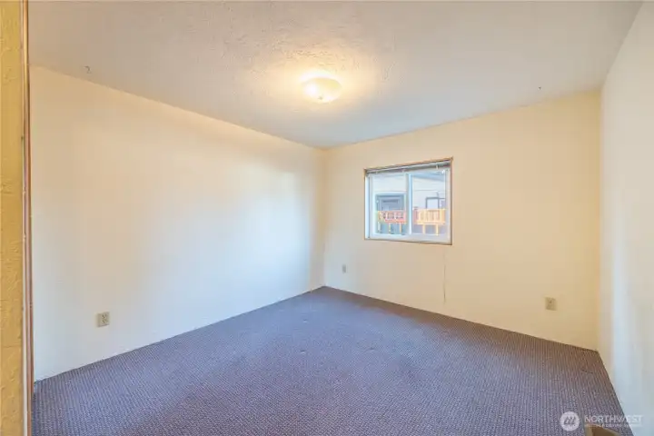 Third bedroom is roomy and gets nice daylight.